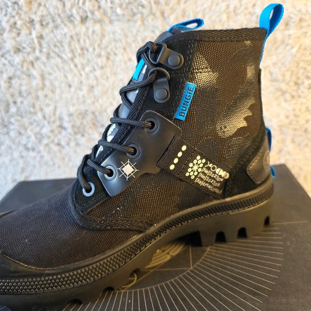 Palladium‎ Pampa Witch Queen Bungie Black Boots Mens Kids 3.5 Womens 5